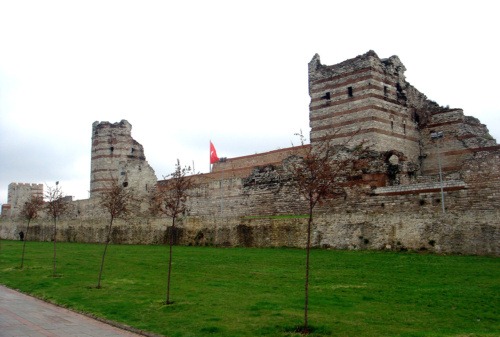 西面城壁の北側