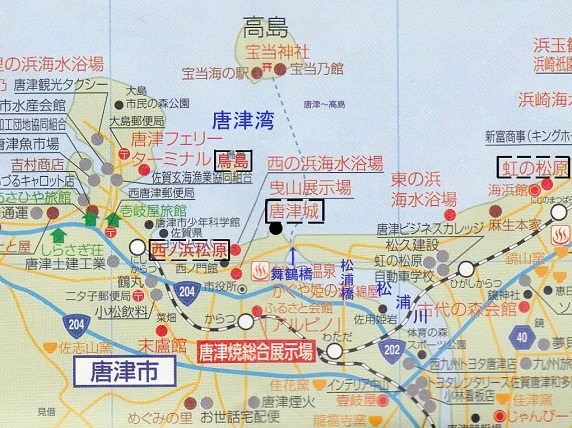 唐津地図