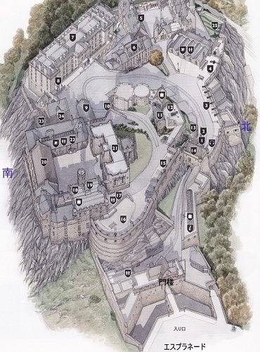 エジンバラ城絵図